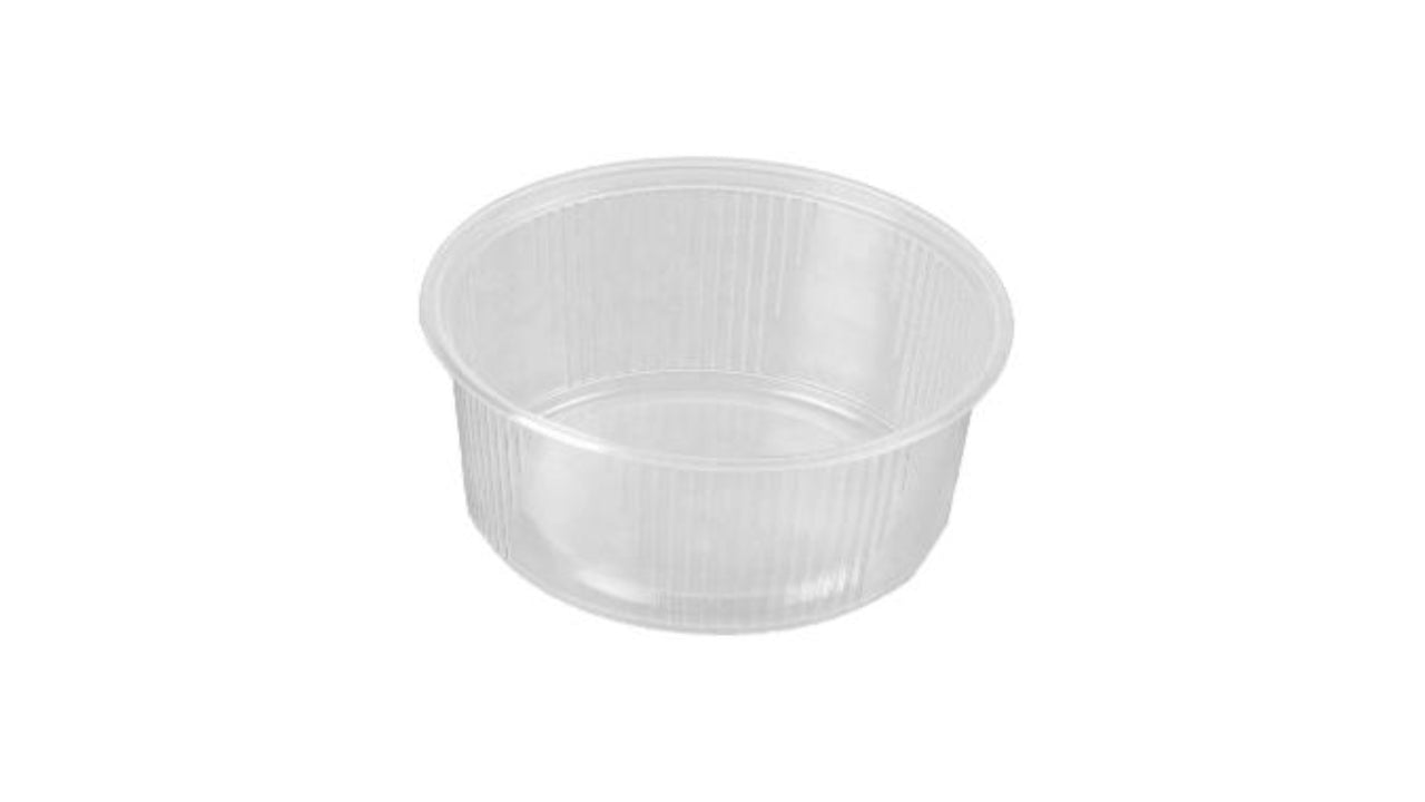 Plastbæger rund 200ml PP klar 100stk