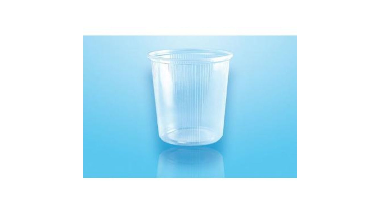 Salatbæger rund PP klar 100x500ml