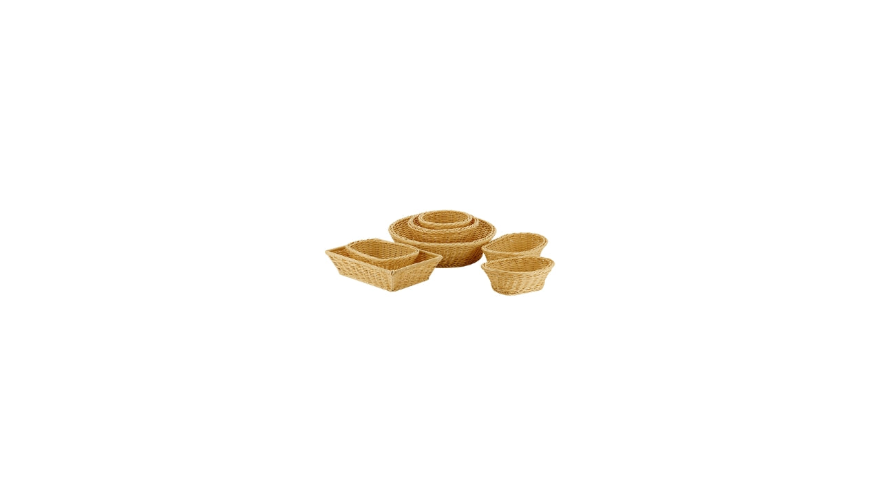 Brødkurv oval 23x17 cm H:8 cm natur