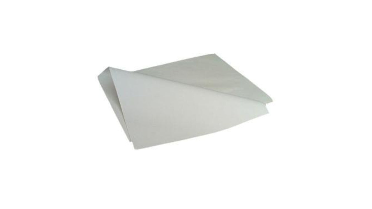 Hvidt tryk kagepapir 45x60cm