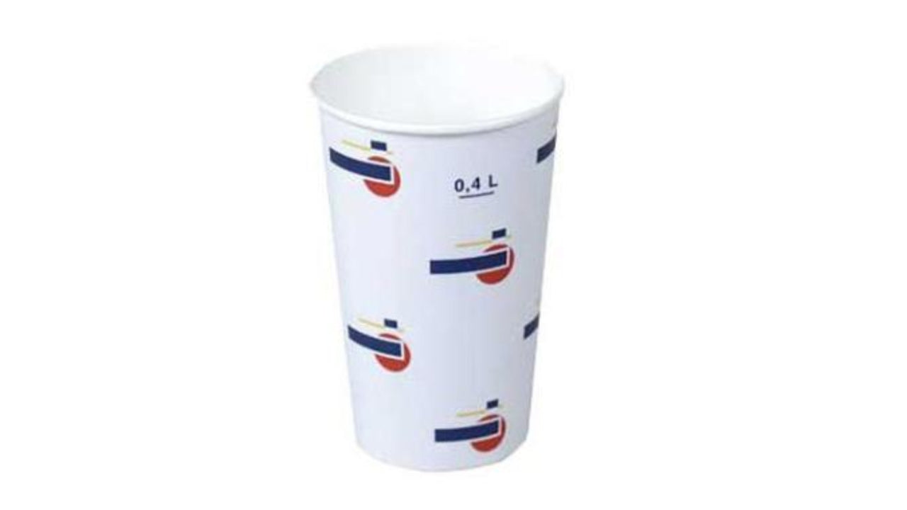 Papbæger 40cl  50stk Fastline Ø90x130mm