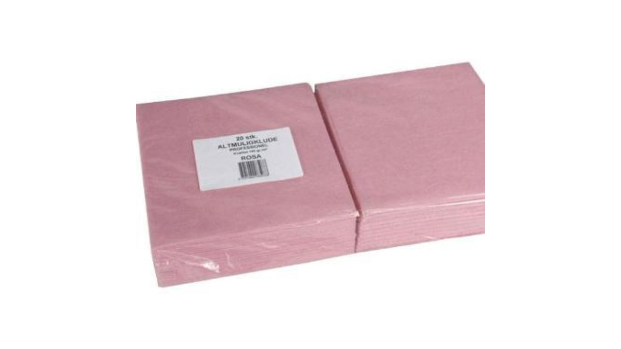 Alt mulig klude rosa 20stk