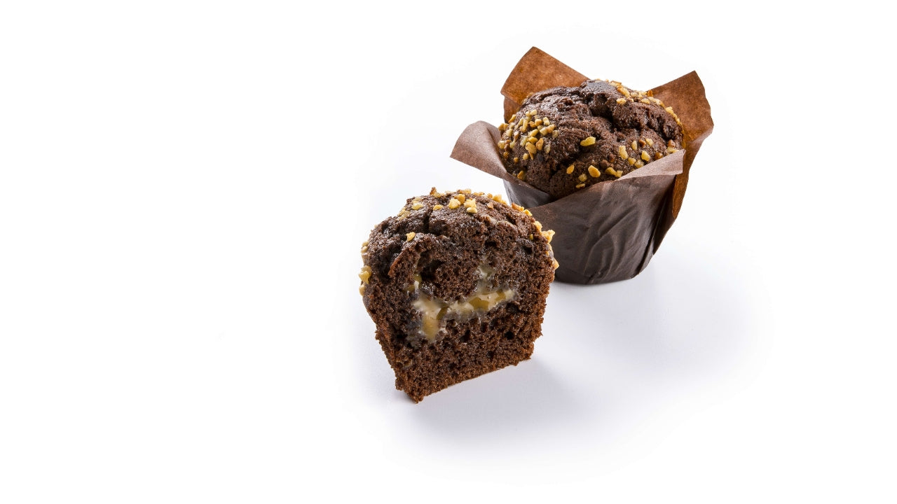 Chokolademuffin med saltkaramel 20x110g