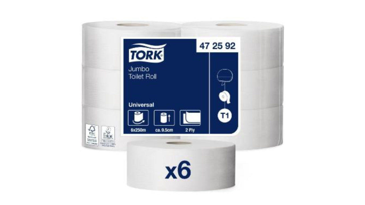 Toiletpapir 2-lags natur 250m