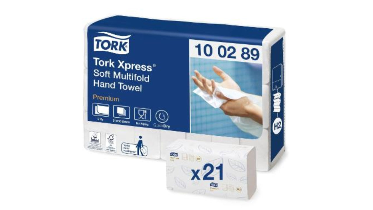 Håndark Tork express 3-fold 150stk