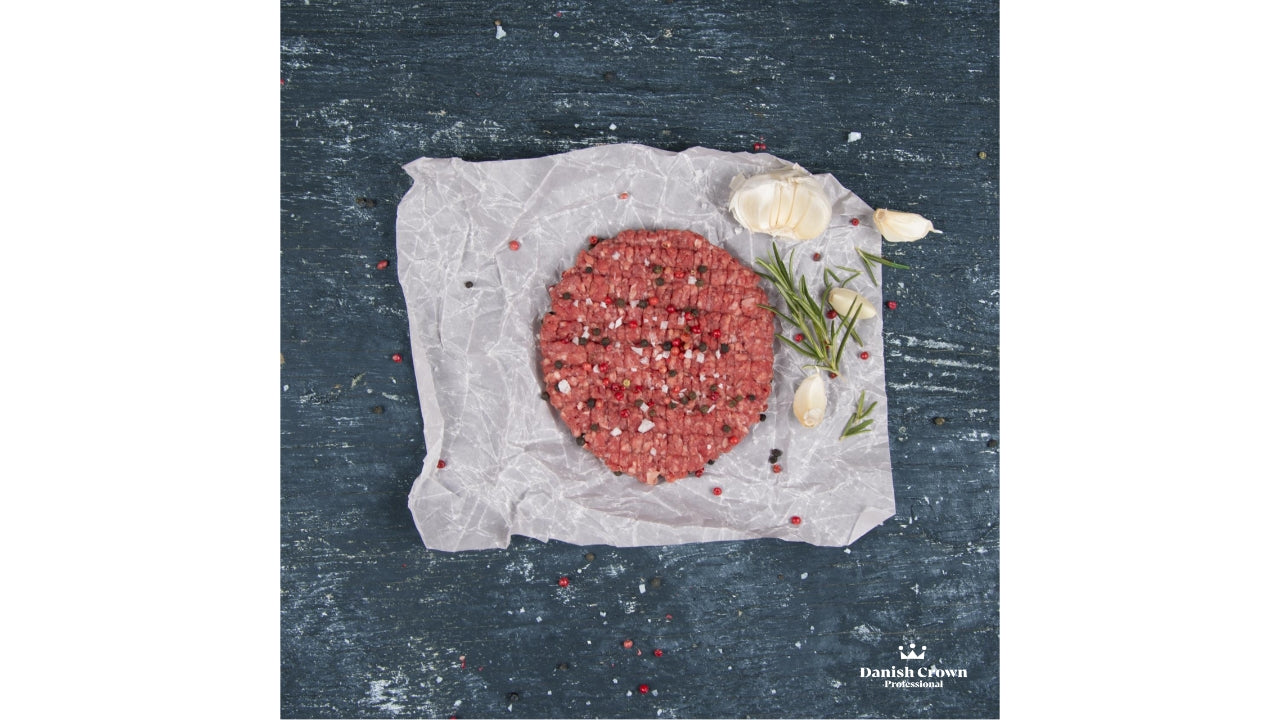 Burgerbøf 70x200g Ø140mm