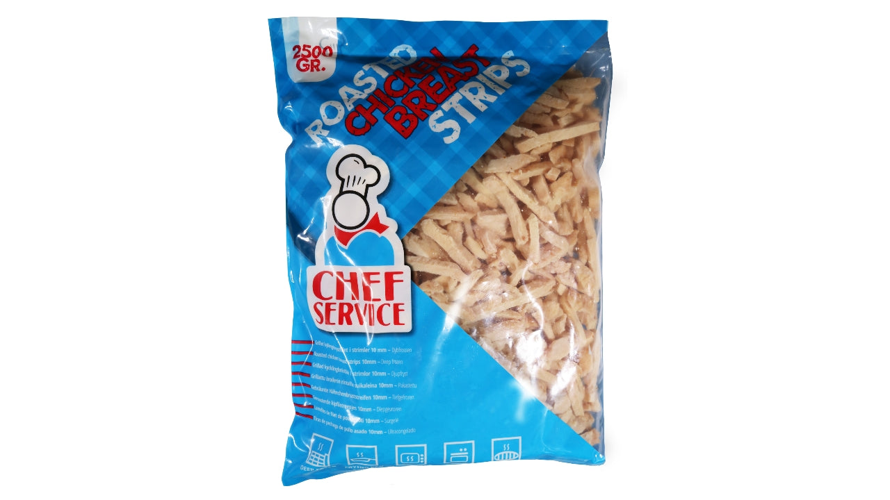 Kyllingebryst i strimler grillet 2,5kg