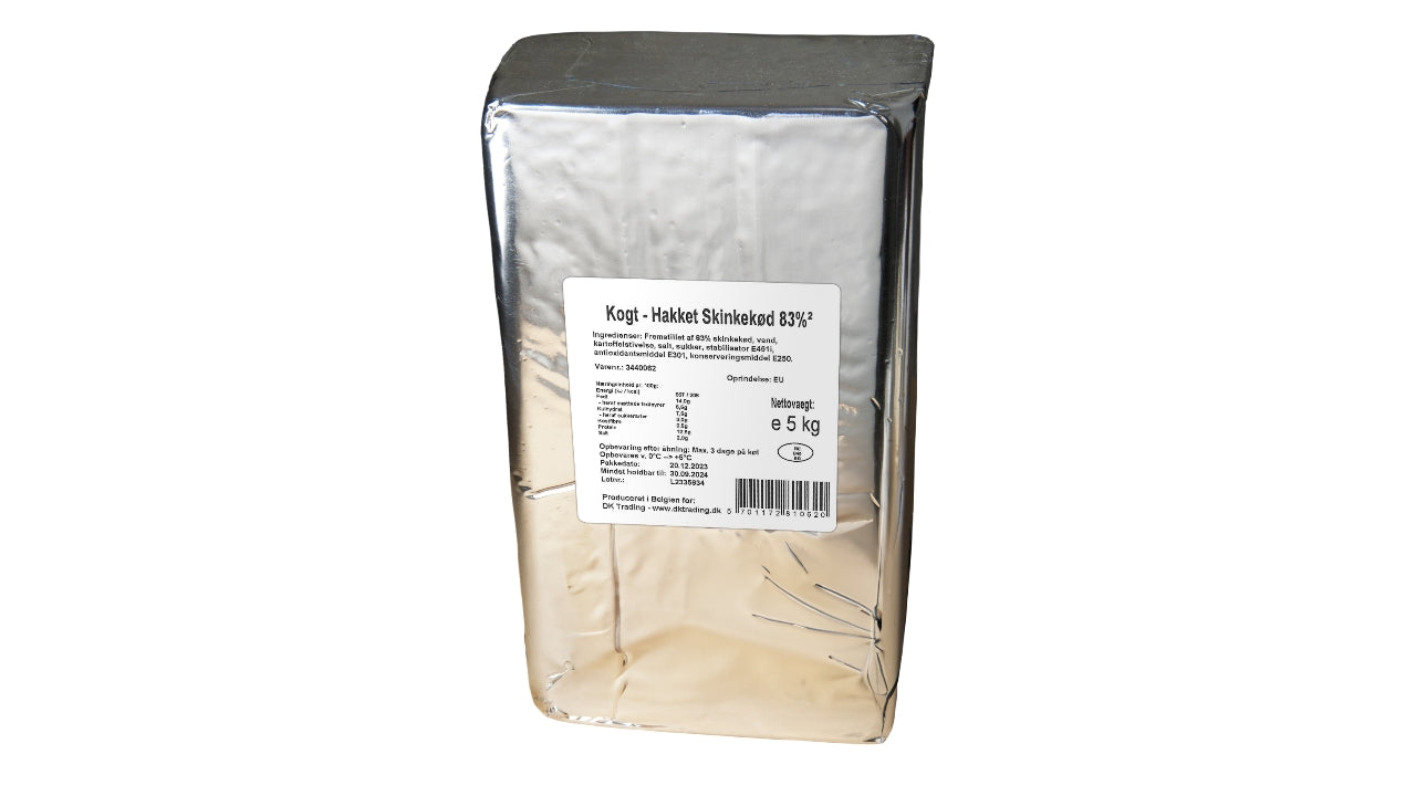 Pizzatopping skinkekød 83% 5kg SØLV