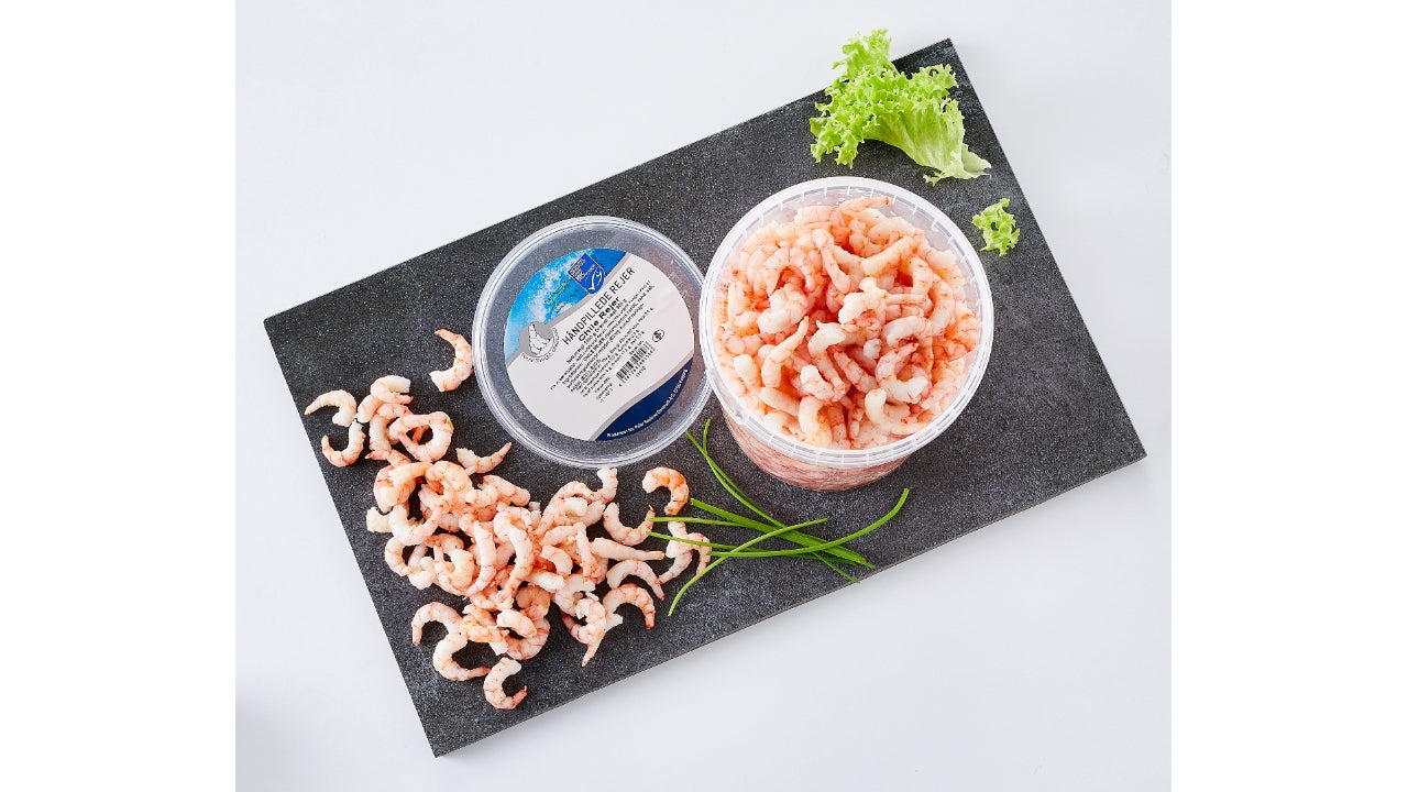 Håndpillede koldvandsrejer 1500/900g