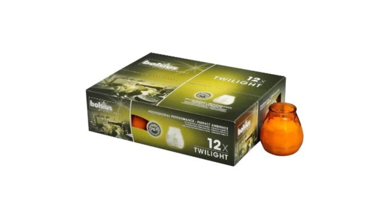 Lysbowle twilight orange