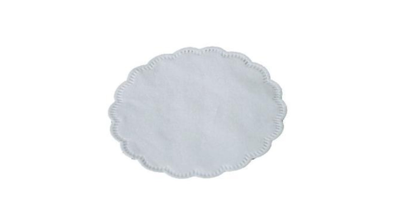 Kopunderlag 9cm 8 lag hvid 250stk