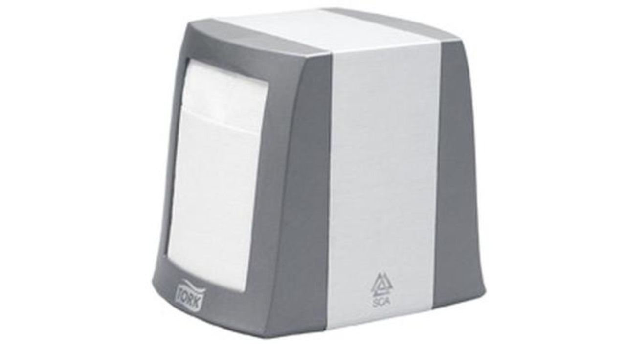 Dispenser Tork serviet compact alu/grå