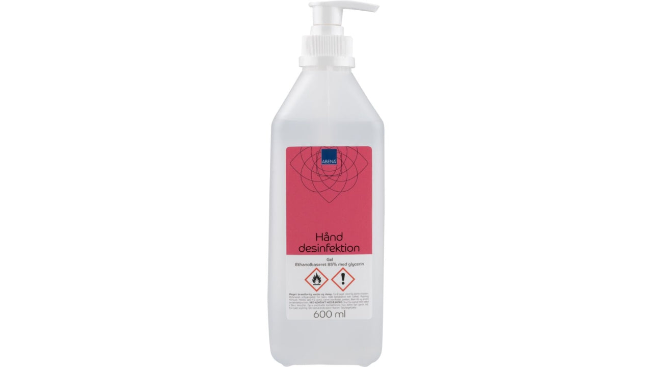 Hånddesinfektionsgel flaske 600ml