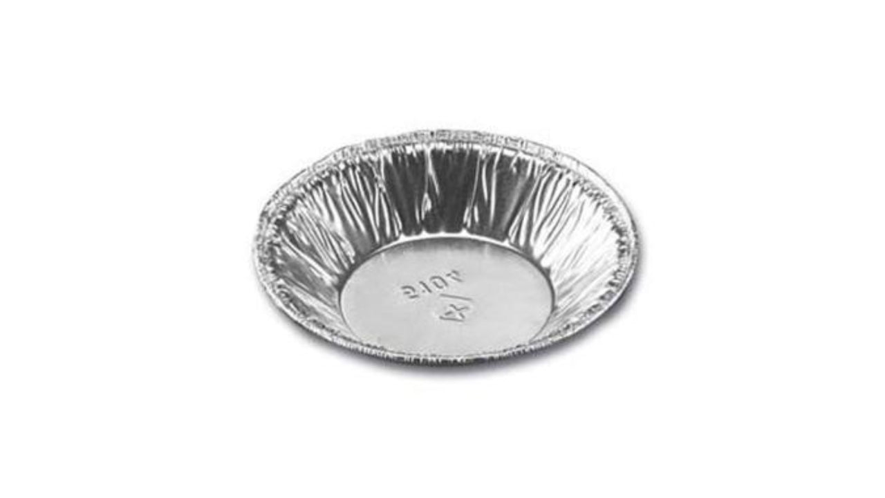 Alubakke 35ml Ø77x14mm rund 100stk