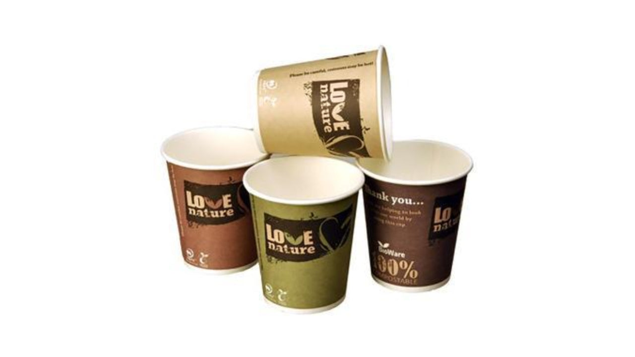 Kaffebæger Pap/PLA 80stk 25cl Ø80mm