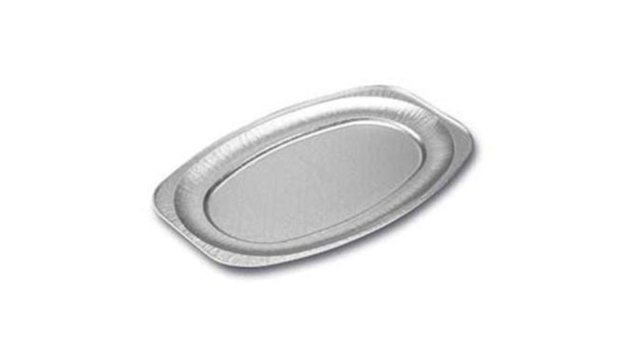 Alufad oval 548x359mm stor butler 10stk