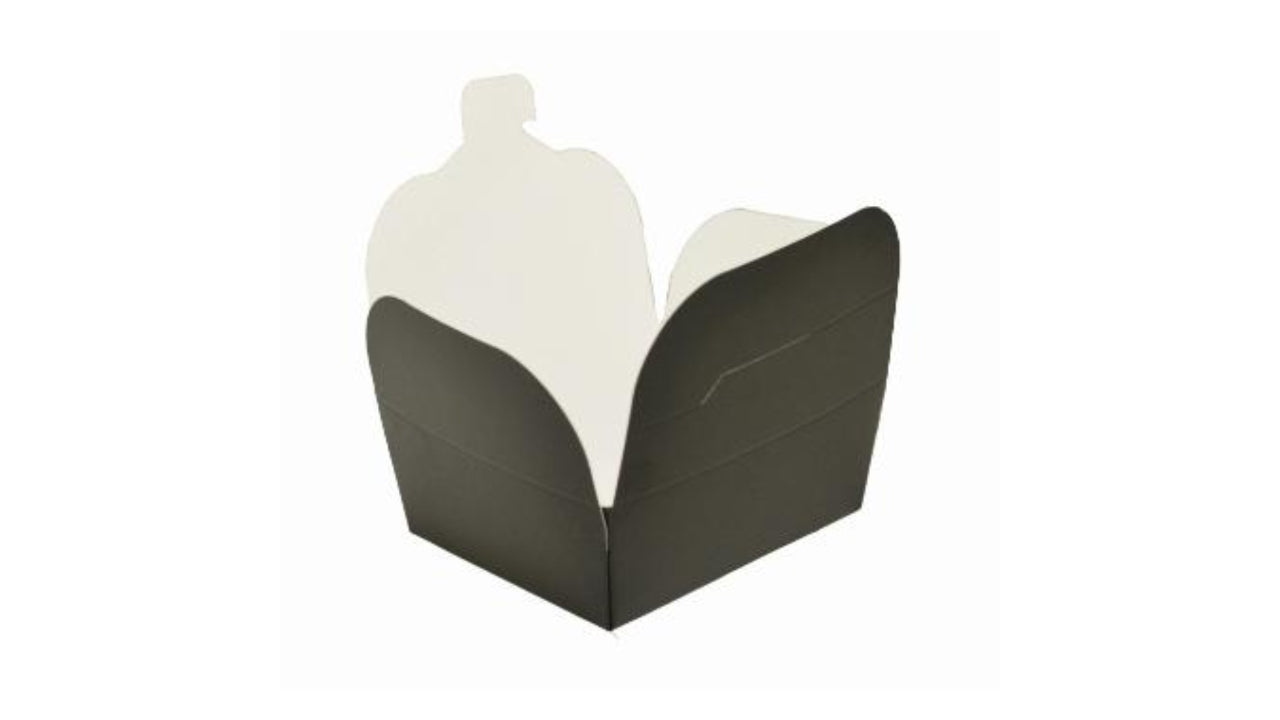 Take away æske mat sort 500ml 60stk