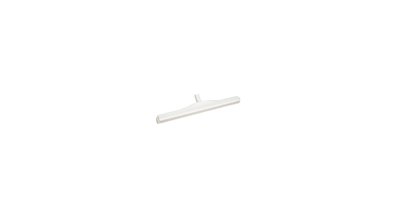 Gulvskraber 60cm m/drejeled hvid