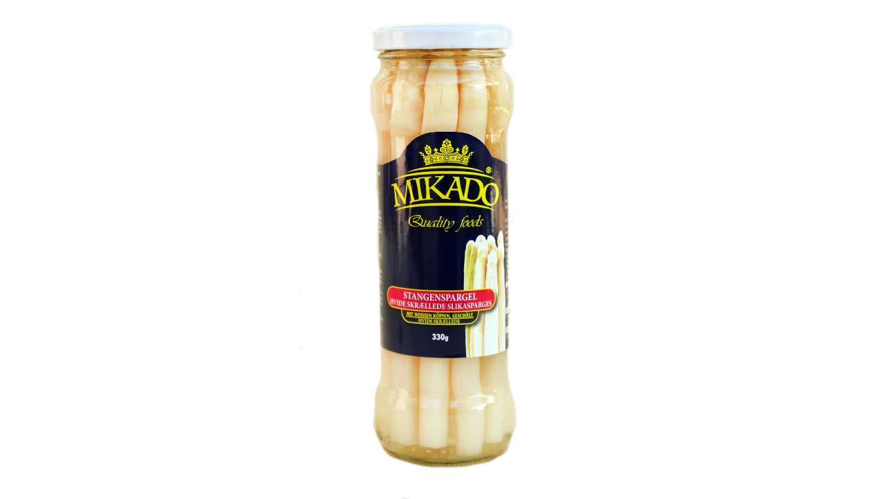 Slikasparges hvide 330g/205g