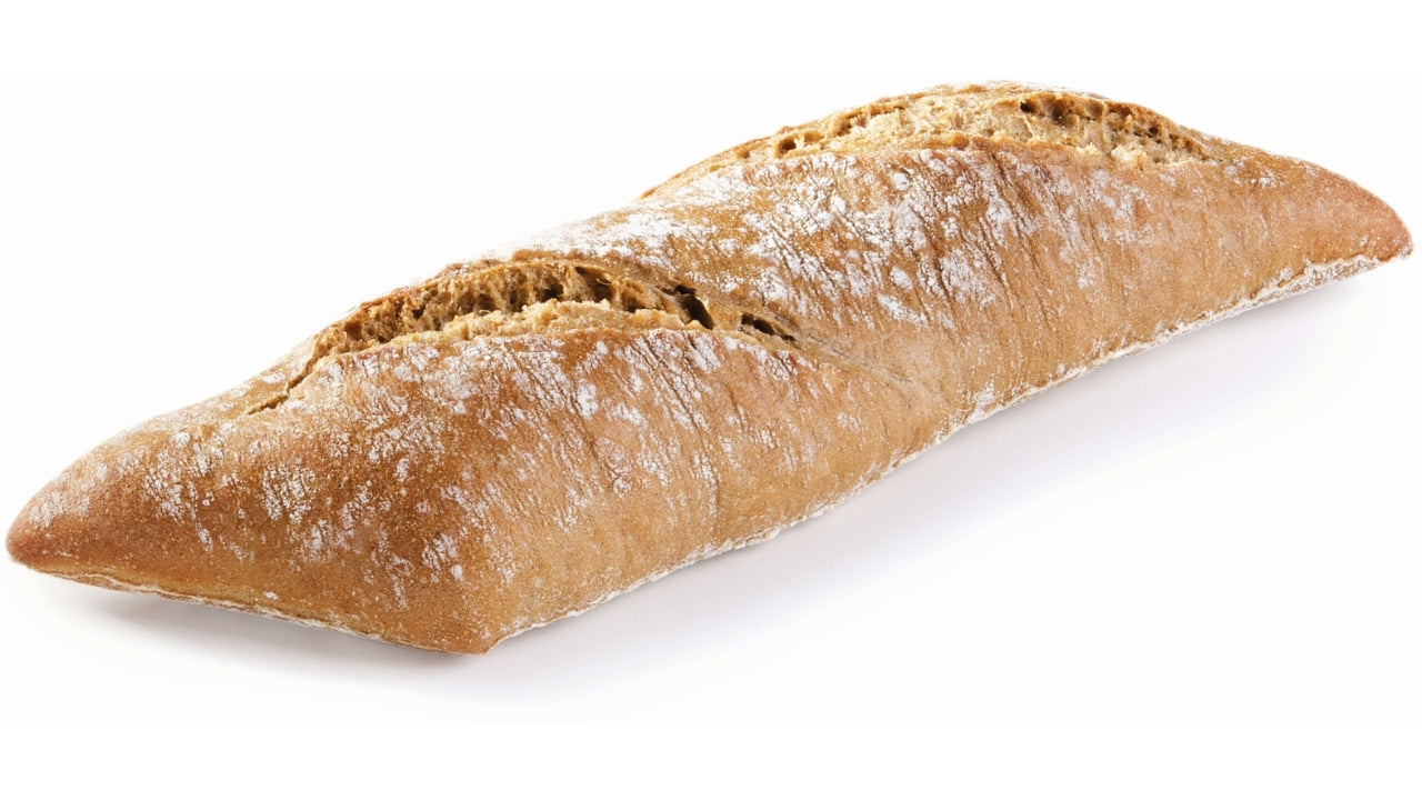 Mørkt rustik demi baguette 40x130g
