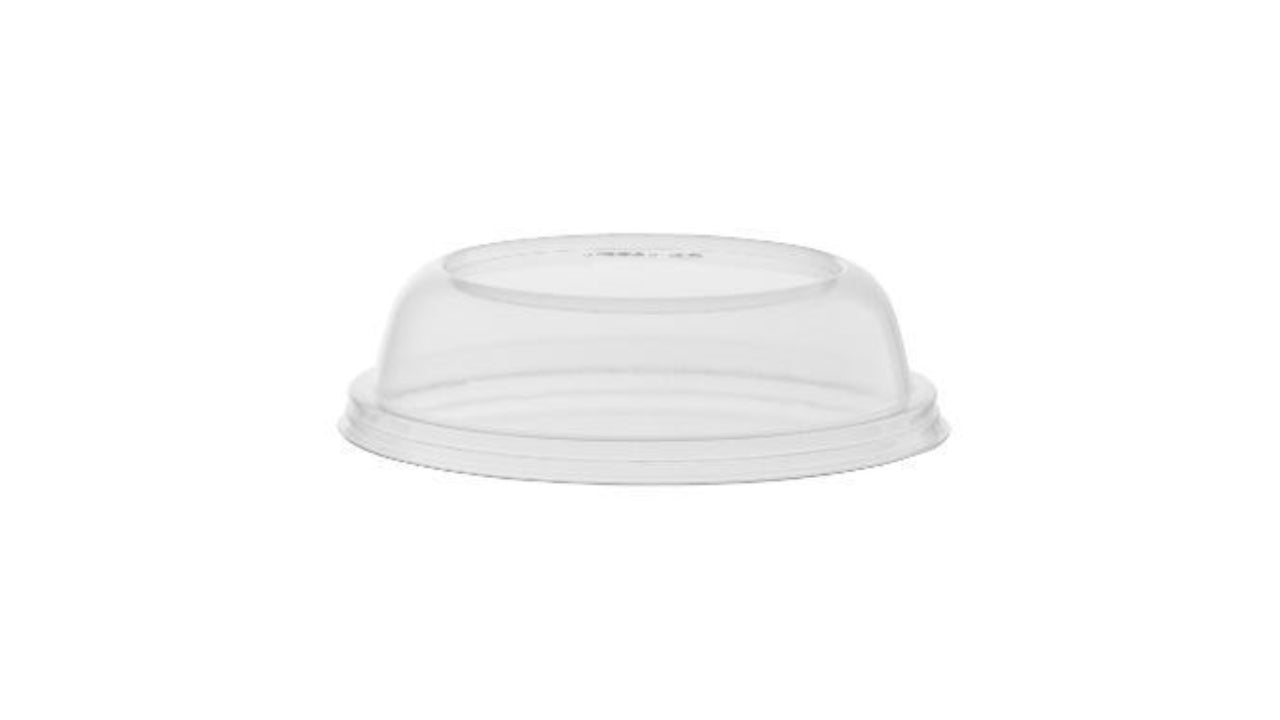 Låg klart kuppelform.t.portionsglas
