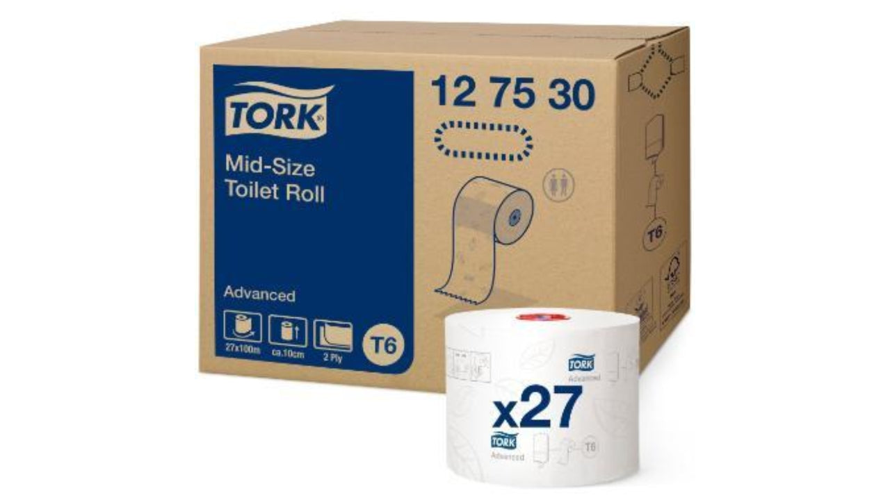 Toiletpapir Tork compact 2-lag 100m