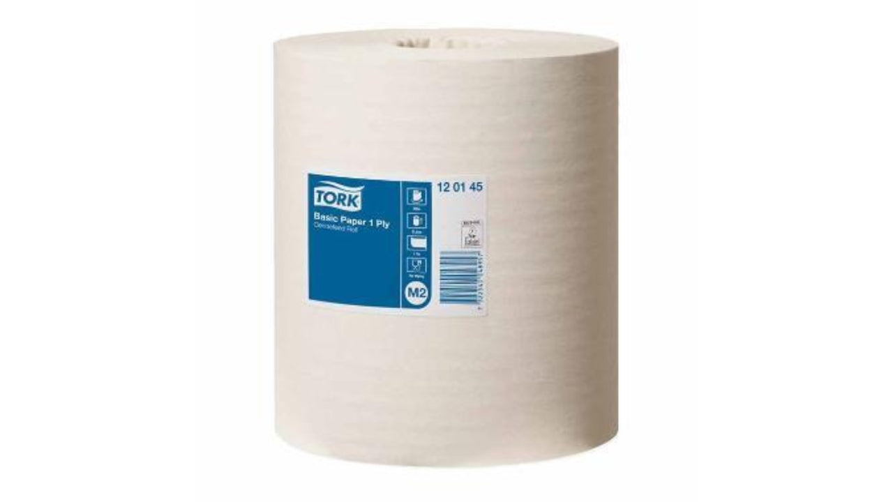 T-Tork 1-lag aftørring hvid