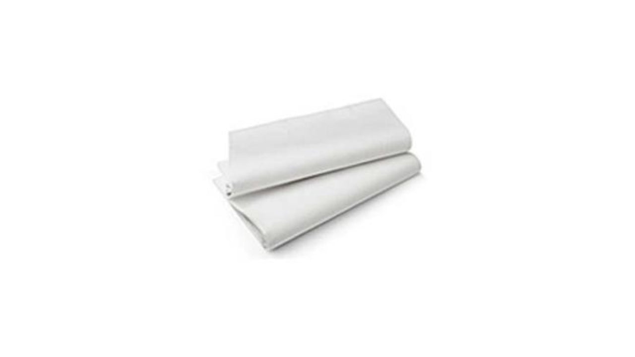 Evolin borddug 127x127cm hvid 50stk