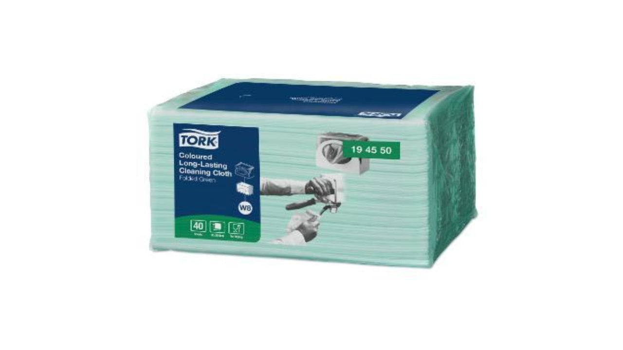 Rengøringsklud allround 40stk grøn