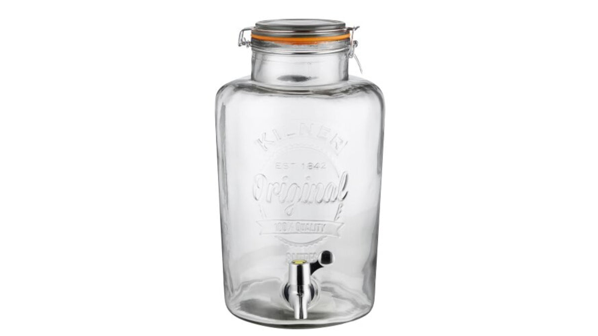 Glasbeholder med taphane Kilner 8L