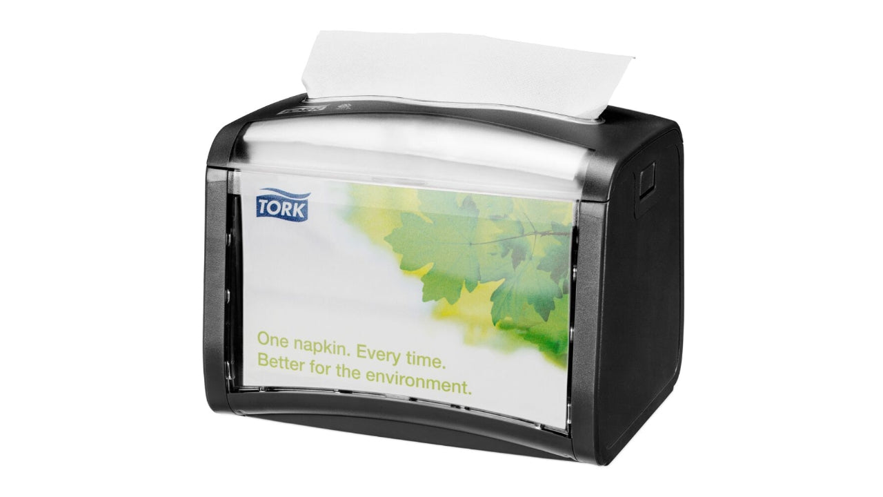 Dispenser til serviet N4 sort bordmodel