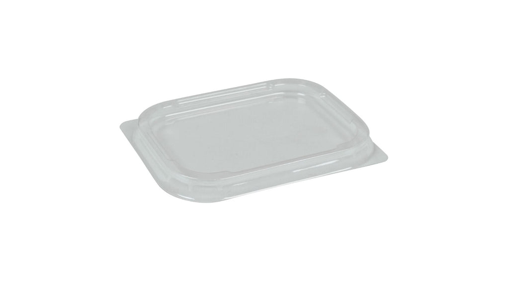 Låg 11,3x8,8x1cm 110stk klar PET snap-on