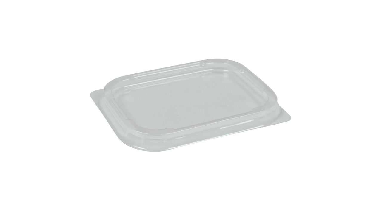 Låg 11,3x8,8x1cm 110stk klar PET snap-on