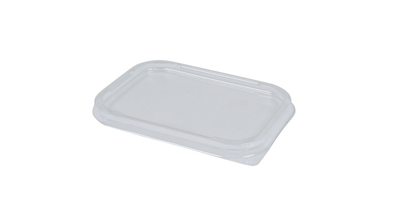 Låg 15,3x11,4x1cm klar pet snap-on