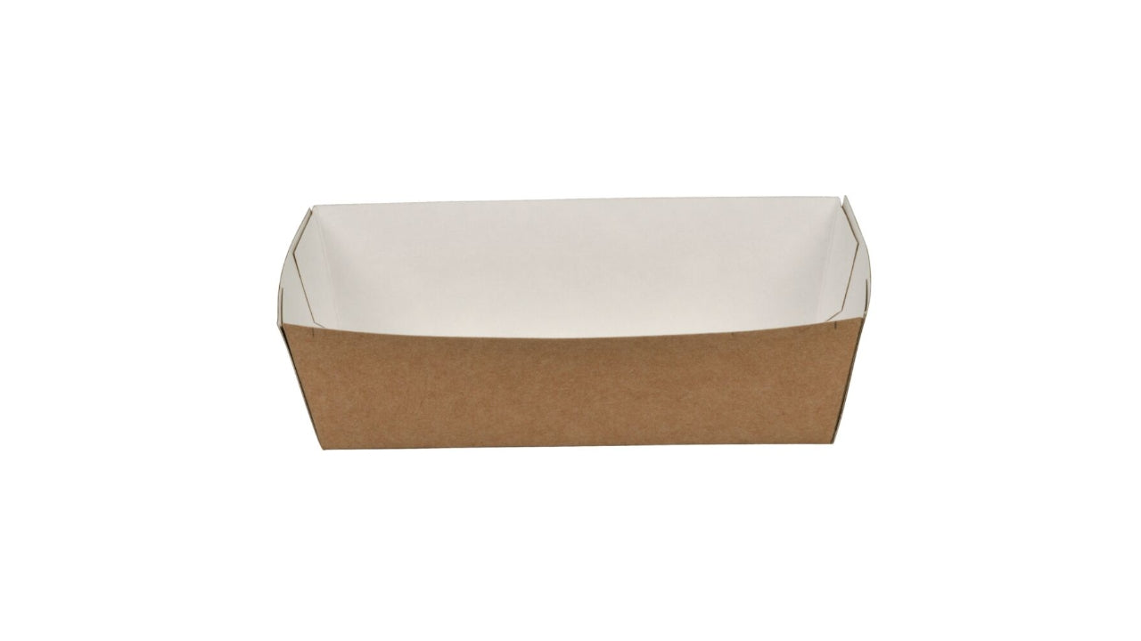 Pommes frites bakke nr 0 90stk brun