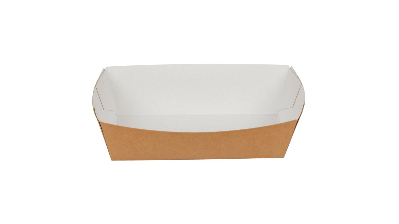 Pommes frites bakke nr 1 90stk brun