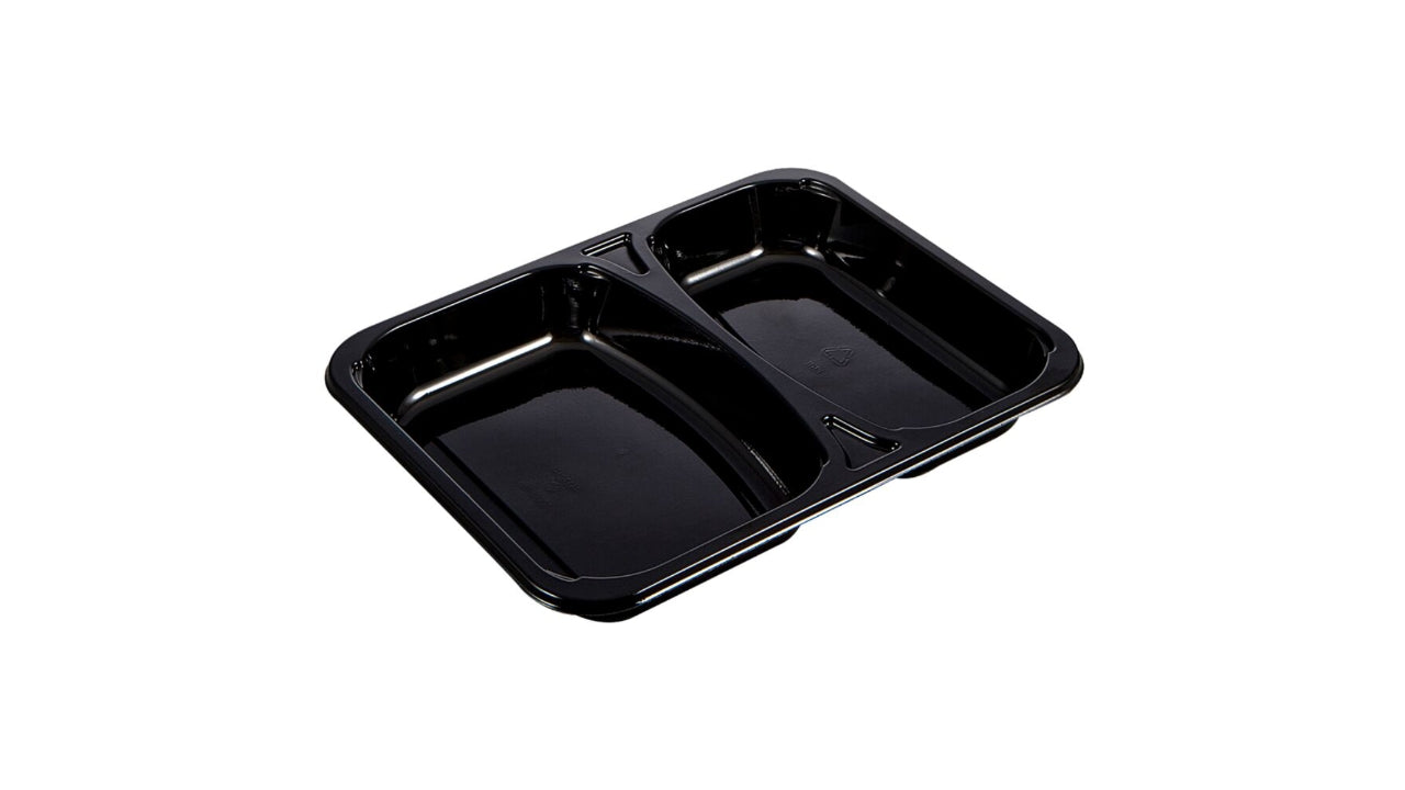 Plastbakke, sort 780ml 360stk