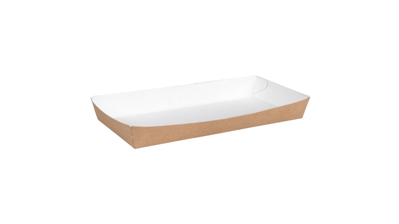 Pølsebakke med kant 100stk 20x10x2cm
