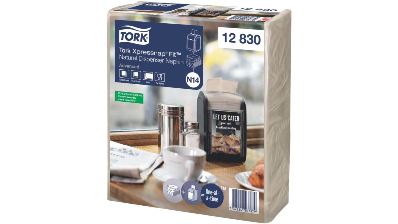Serviet Tork Xpressnap N14 natur 120stk