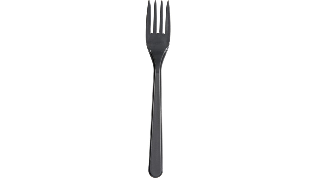Flergangsgaffel 17,8cm PP grå 50stk