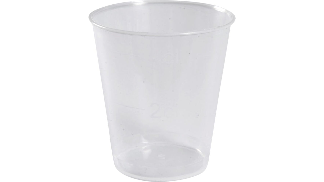 Flergangsshotglas 5cm Ø4,4cm 20stk