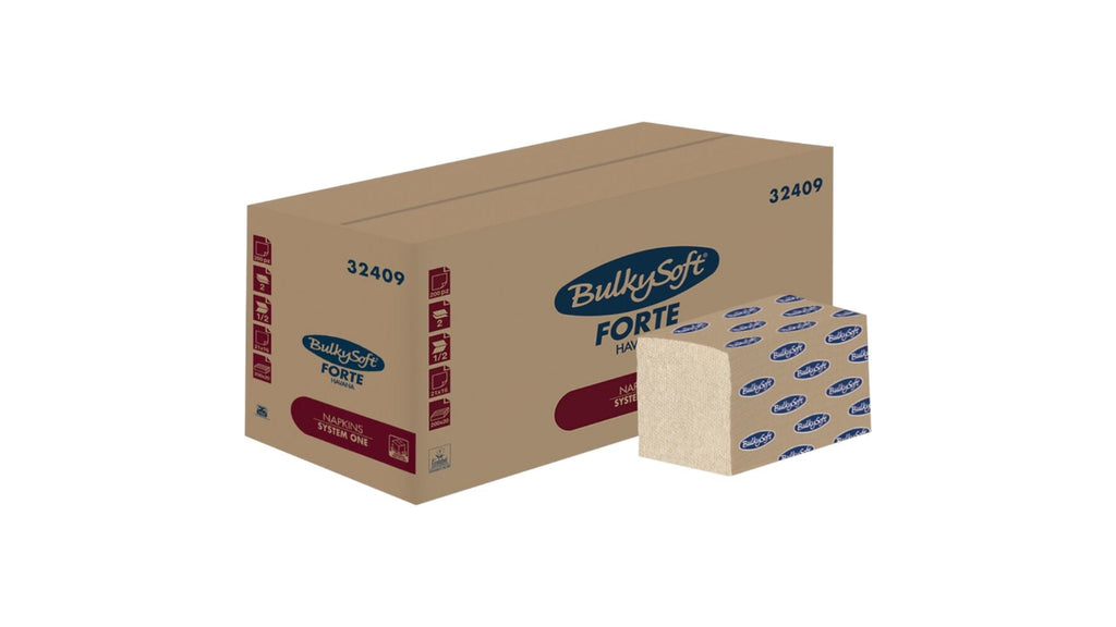 Serviet bulkysoft 2-lag natur 20x200stk