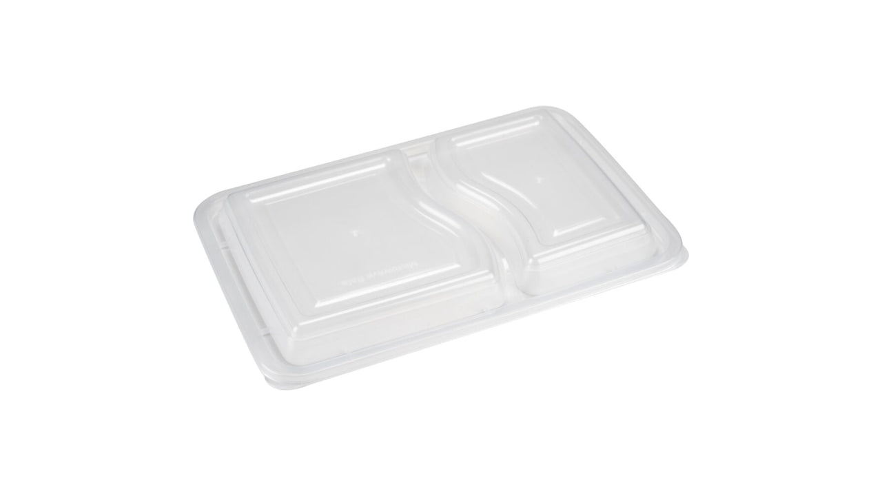 Låg 22,3x15,3x1,5cm klar PP 50stk
