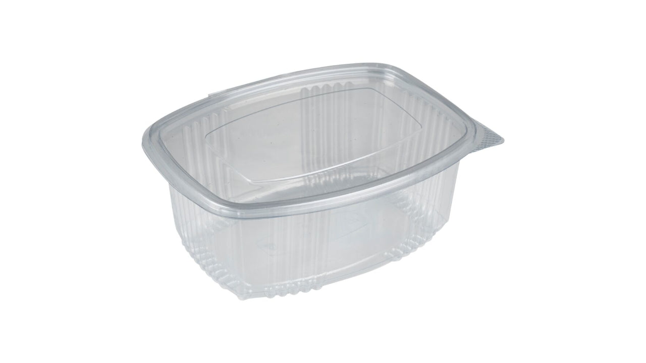 Salatbæger hængslet låg 1000ml 100stk