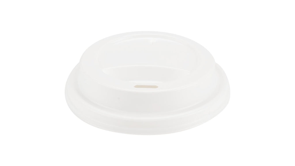 Drikkelåg Ø8cm hvid PS 100stk