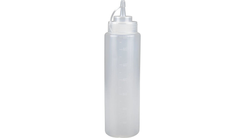 Dressingflaske 680ml 6stk klar PE/PP