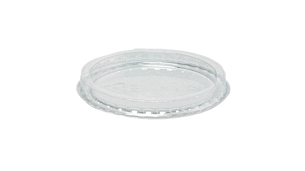 Låg klar Ø7,5cm RPET 100stk