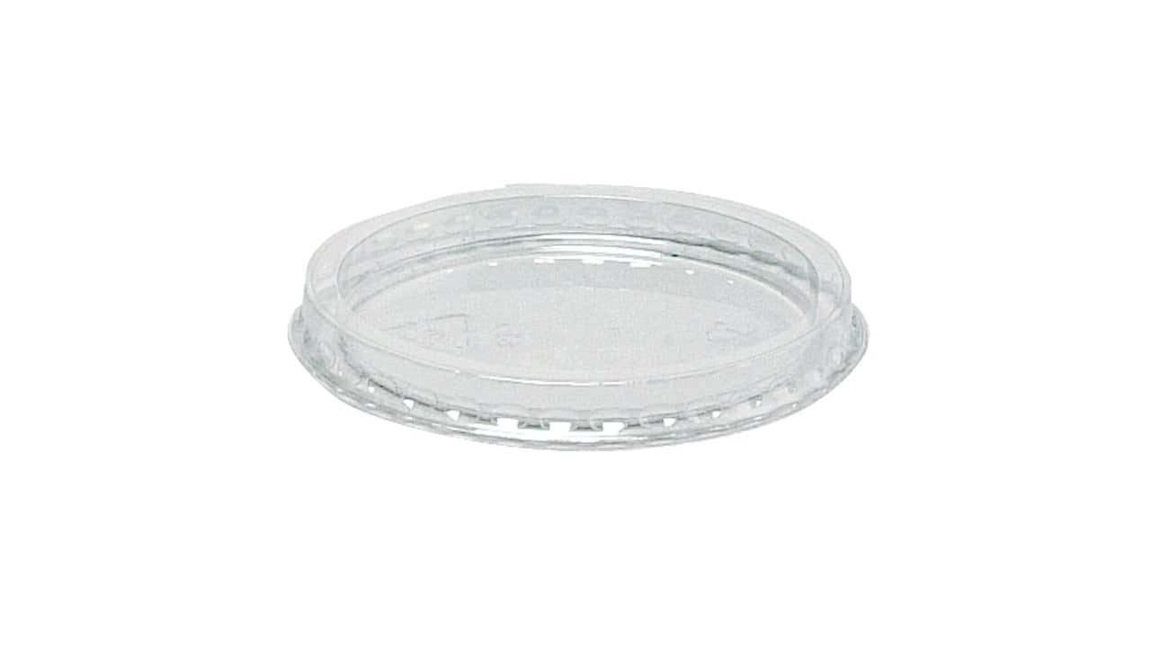 Låg klar Ø7,5cm RPET 100stk