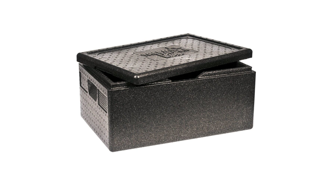 Thermokasse 1/1 GN 39L 60x40x28cm sort