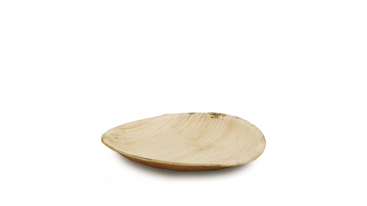 Palmeblads tallerken rund 17 cm 25stk
